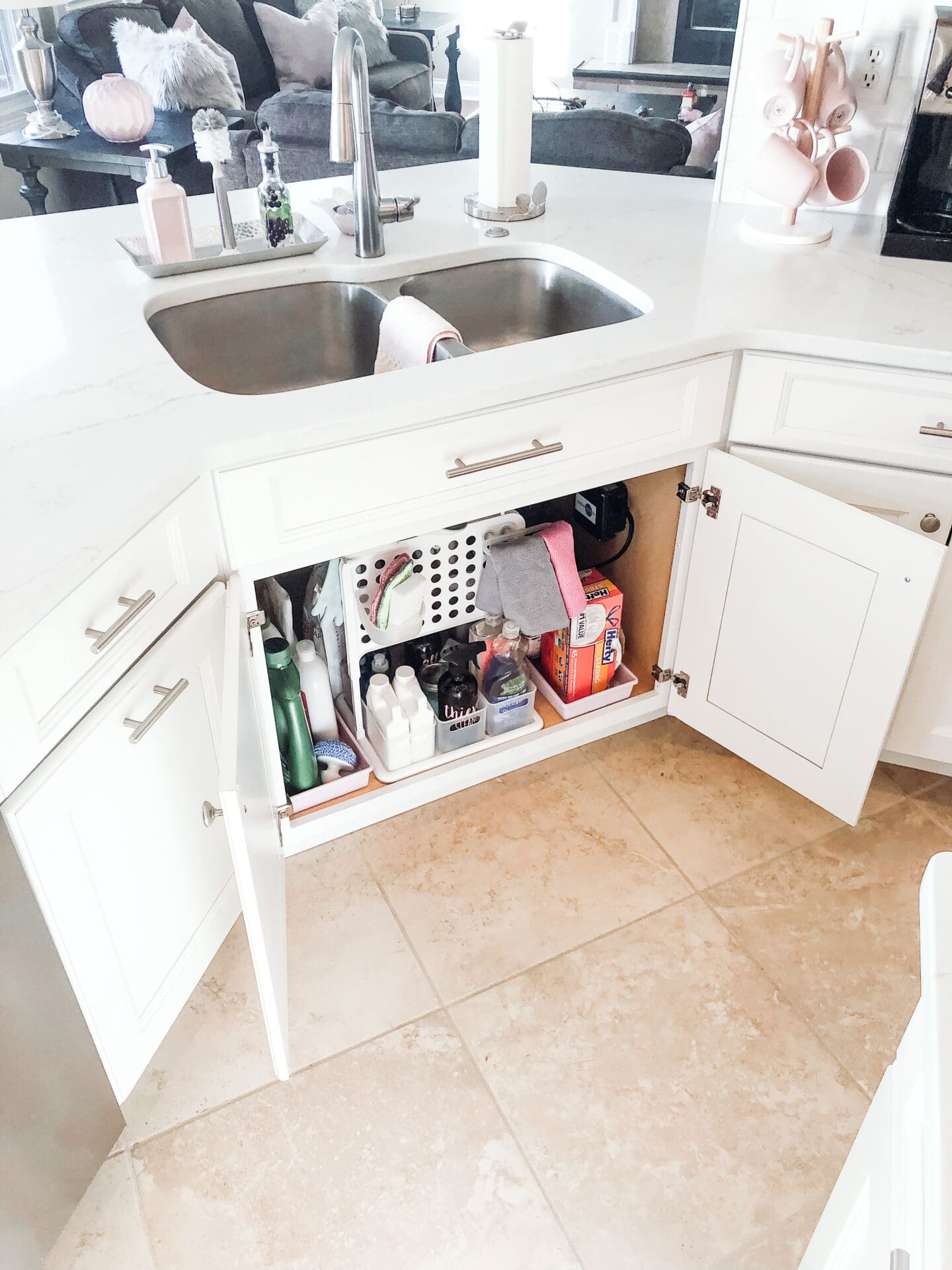 Over the Kitchen Sink Storage Ideas