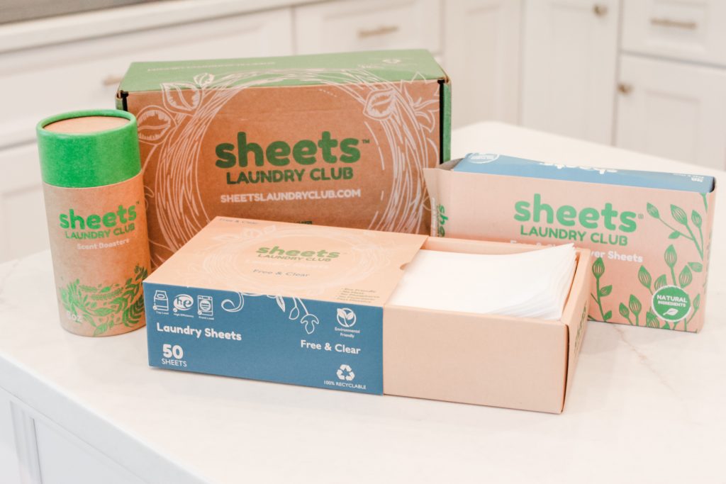  Sheets Laundry Club - As Seen On Shark Tank - Laundry Detergent  - (Up to 100 Loads) 50 Laundry Sheets- Fresh Linen Scent - No Plastic Jug -  New Liquid-Less Technology 