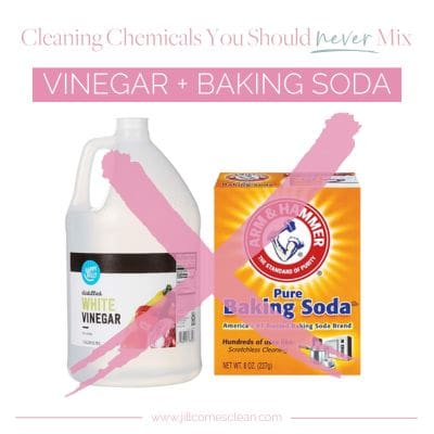 Do Not Mix Vinegar and Baking Soda | Jill Comes Clean