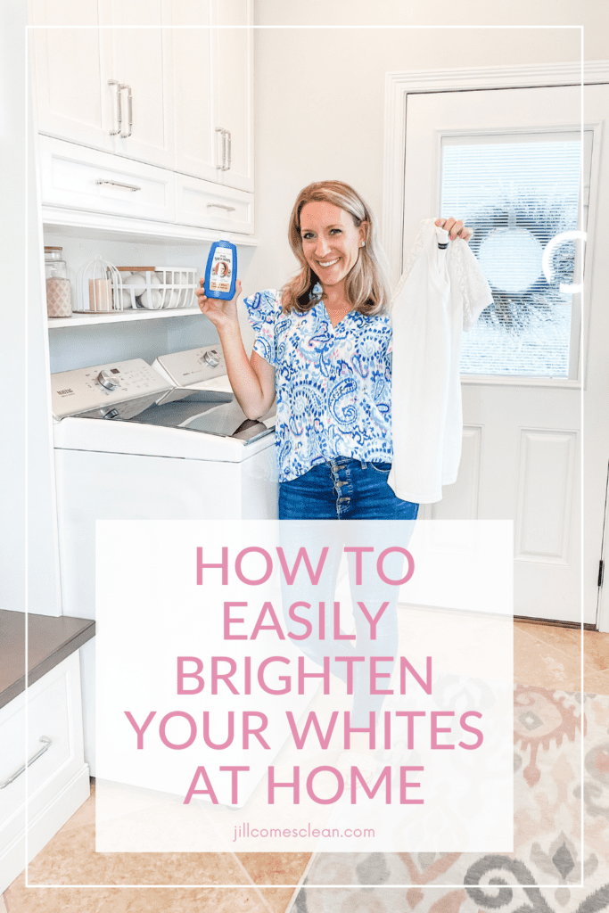 How to Easily Brighten Your Whites at Home with JillComesClean