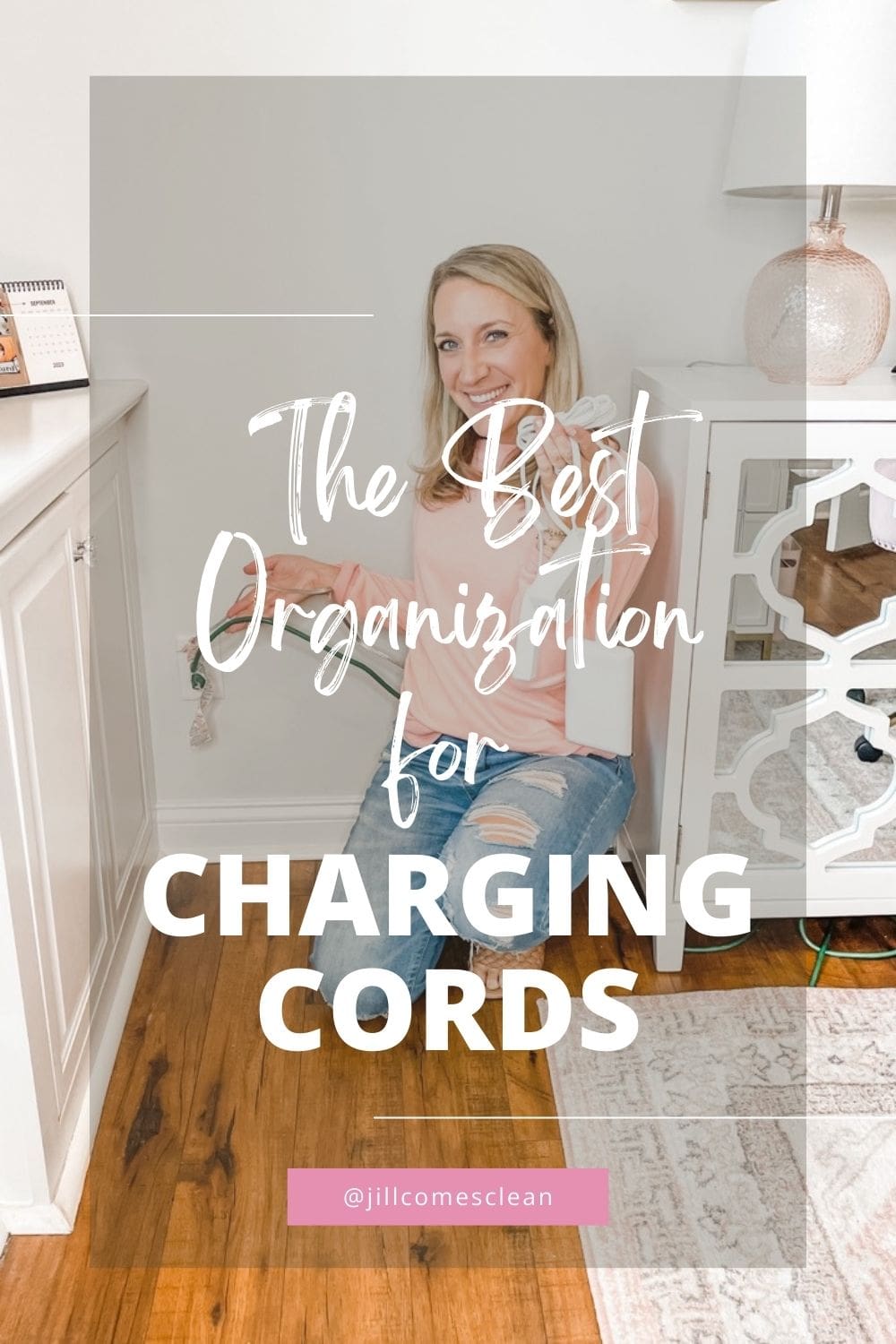 The Best Organization for Charging Cords - Jill Comes Clean