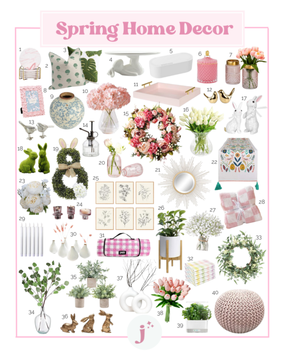 40+ Spring Home Decor Favorites from Jill Comes Clean