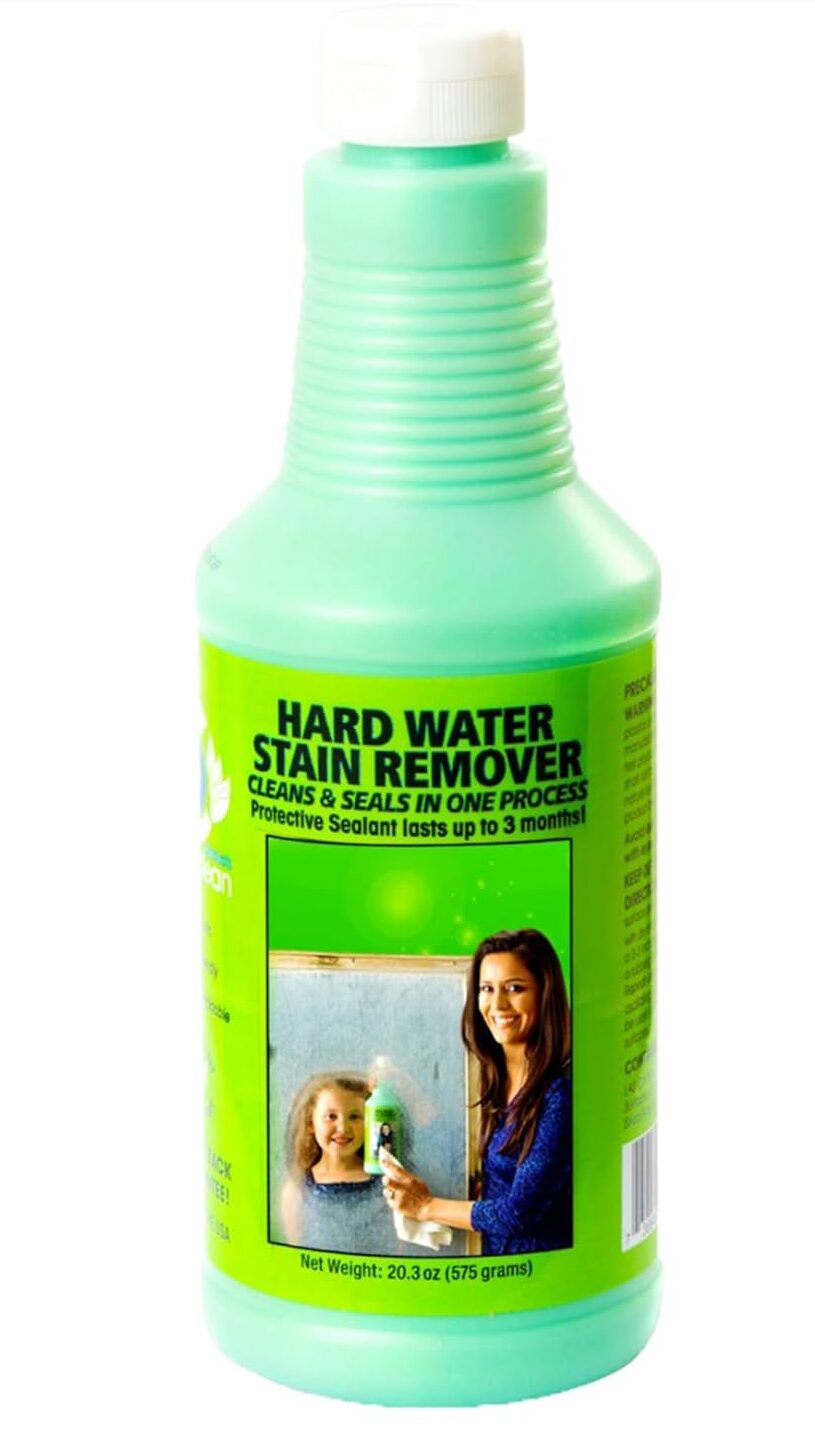 Bioclean Hard Water Stain Remover, Green Hard Water Stain Remover for Glass Shower Doors